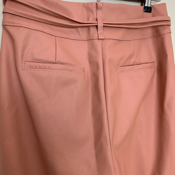 Anthropologie • Chelsea Tapered Faux Leather Pants - Picture 6 of 8